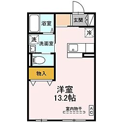 メゾン・ド・エトワールA ワンルームの間取図画像