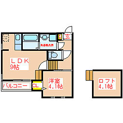 Bears01 101 1階1LDKの間取り