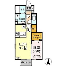 間取図画像 1LDK