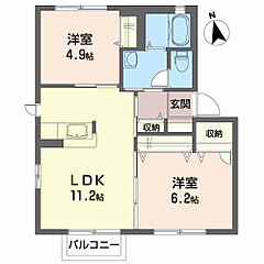 物件の間取り