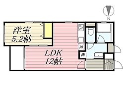 ａＬＡＴＯ祐天寺 1階1LDKの間取り
