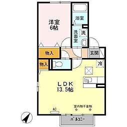 間取図画像 1LDK