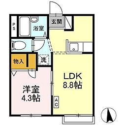 間取図画像 1LDK