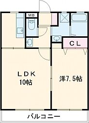 間取図画像 1LDK
