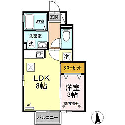 間取図画像 1LDK
