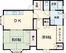 間取図画像 2DK