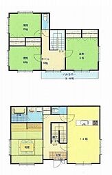 広沢町戸建 1階4LDKの間取り