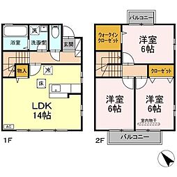 間取図画像 3LDK