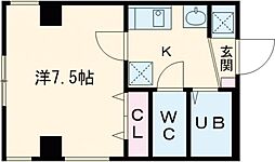 間取図画像 1K