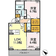 物件の間取り
