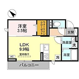 間取図画像 1LDK