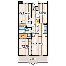 グランドルチェ 3LDKの間取図画像