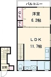 間取図画像 1LDK
