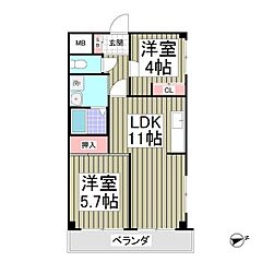 物件の間取り