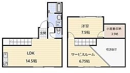 GN style 1階1SLDKの間取り