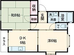 間取図画像 2DK