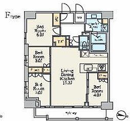 クレストコート池上 14階4LDKの間取り