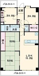 マンション光洋東丸之内 3階4LDKの間取り