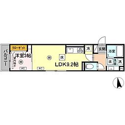 NOAH 102 1階1LDKの間取り