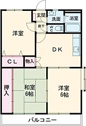 間取図画像 3DK