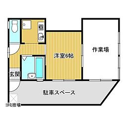 ペルソンヌ山際III（ペルソンヌヤマギワスリー） 1階2Kの間取り
