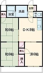間取図画像 3DK