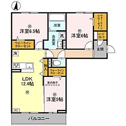 間取図画像 3LDK
