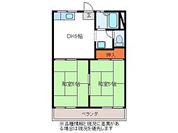 間取図画像 2DK
