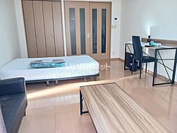 アンプルール　クラージュ　ウエストヒルズ 210 2階1Kのリビング/ダイニング