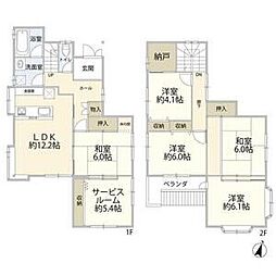 所沢市 1階5SLDKの間取り
