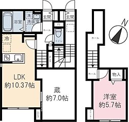 間取図画像 1LDK