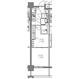S-RESIDENCE上社aureate(オリート) 12月契約限定キャンペーン 1階2Kの間取り