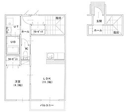 間取図画像 1LDK