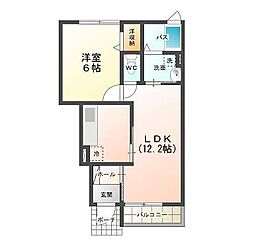 間取図画像 1LDK