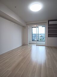 ディーア・レオラ 202 2階ワンルームのリビング/ダイニング