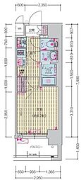 プレサンス岐阜ゼクシス 1Kの間取図画像