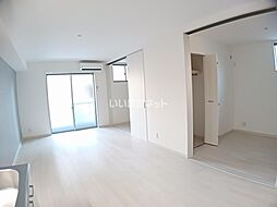 近鉄奈良線 若江岩田駅 徒歩7分の賃貸アパート 1階2LDKのリビング/ダイニング