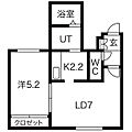 ヴェルテュ南平岸4階4.4万円