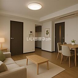 アクシア八王子 1801 18階2LDKのリビング/ダイニング