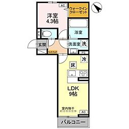 間取図画像 1LDK