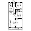 リバーサイドハイツ2階6.5万円