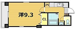 ハウスセゾン御所南 1Kの間取図画像