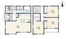 ヴィーブル 1階3LDKの間取り