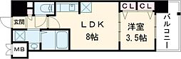 S-RESIDENCE空港通りawesome 4階1LDKの間取り