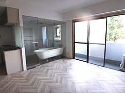 シャイン元住吉 302 2階ワンルームのリビング/ダイニング