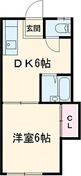 間取図画像 1DK