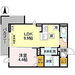 間取図画像 1LDK