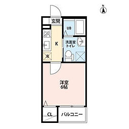 ZEN名駅(ゼンメイエキ) 3階1Kの間取り