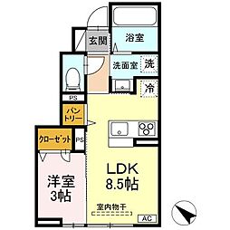 間取図画像 1LDK