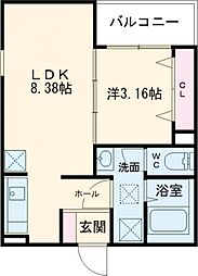 間取図画像 1LDK